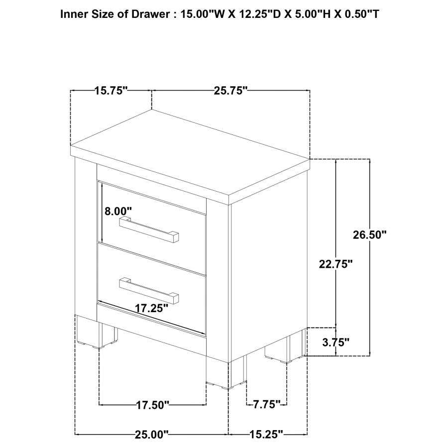 Oakglen Queen Bedroom Set Weathered Oak