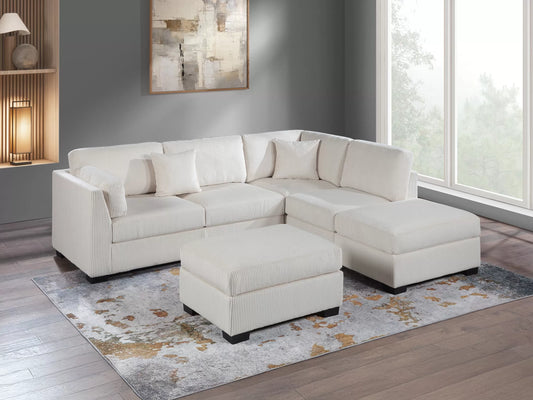 F8478 3-Piece Reversible Sectional Set W/ Ottoman