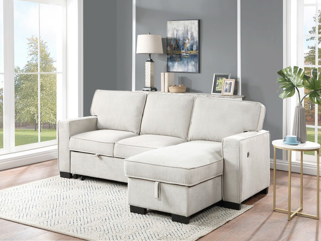 Estelle Sectional Sleeper with Storage