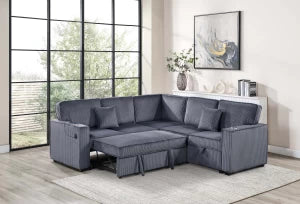 F8555 Sectional Convertible Bed & USB