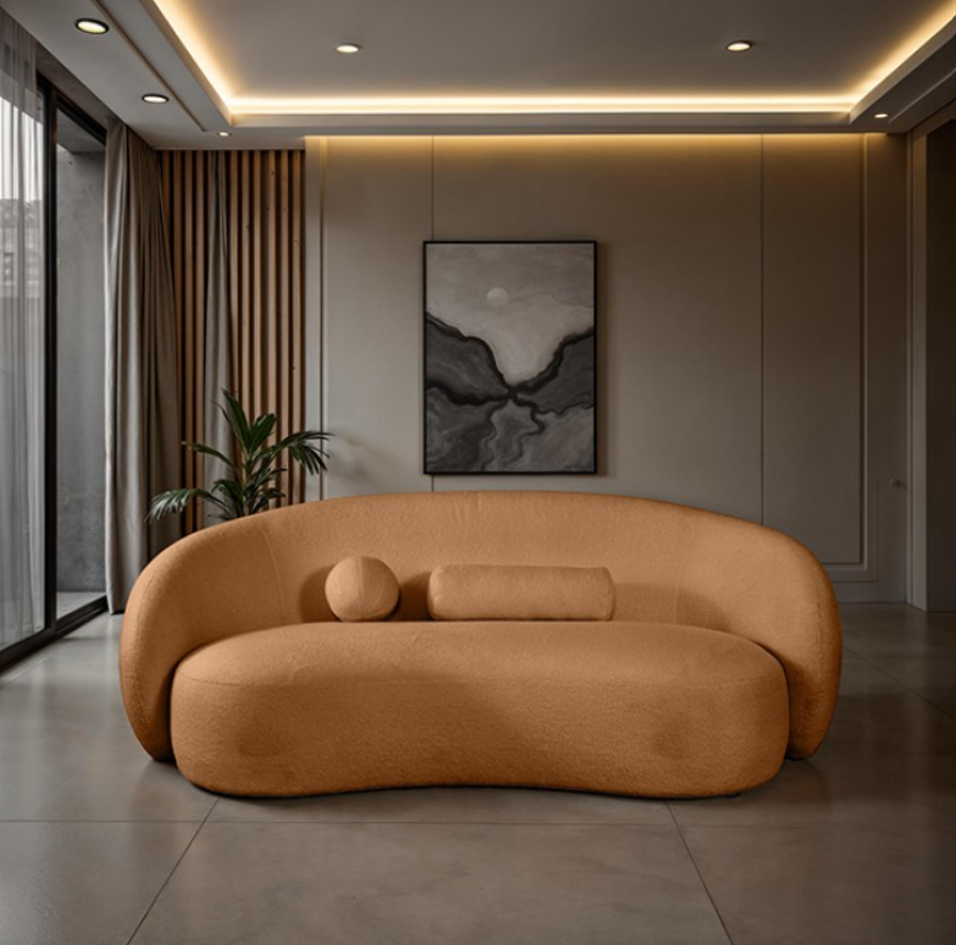 FM61116BR-SF Brevik Sofa - Terracotta Brown