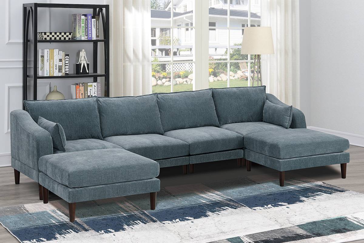 Loran Cloud 6-PC Sectional