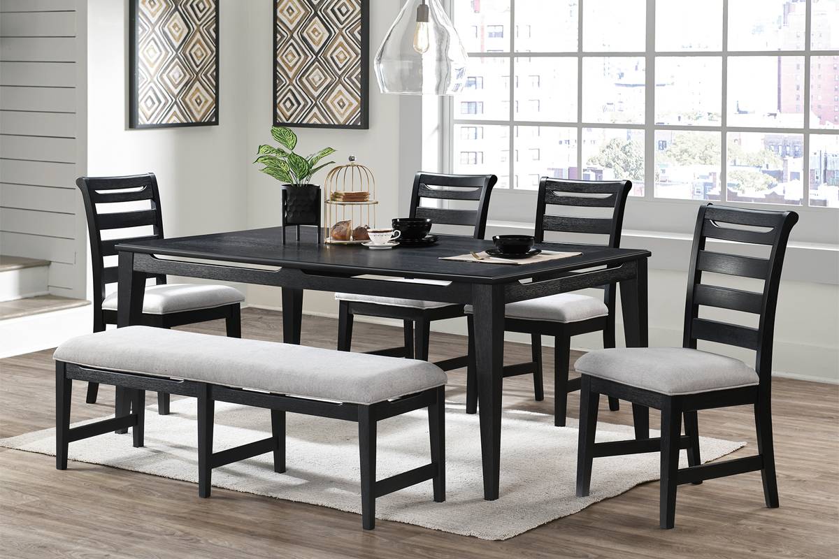 Dell 6pc. Dining Set in Black