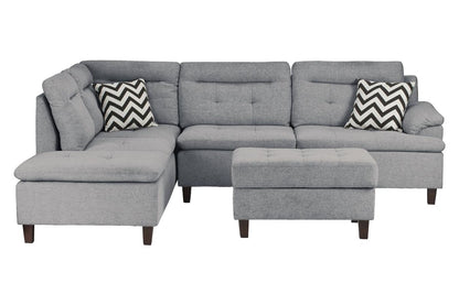 F6589 3-PC Sectional - Grey