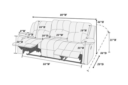 Motion Sofa PDX-F6696