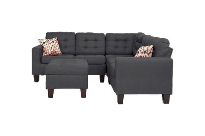 Carson 4-PC Modular Sectional  - Grey