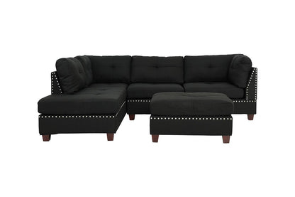 F6974 Nicole 3-PC Sectional - Black