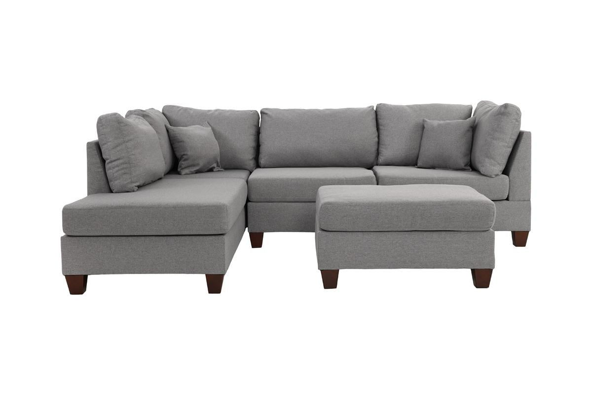 F7606  3-PC Sectional Set - Grey