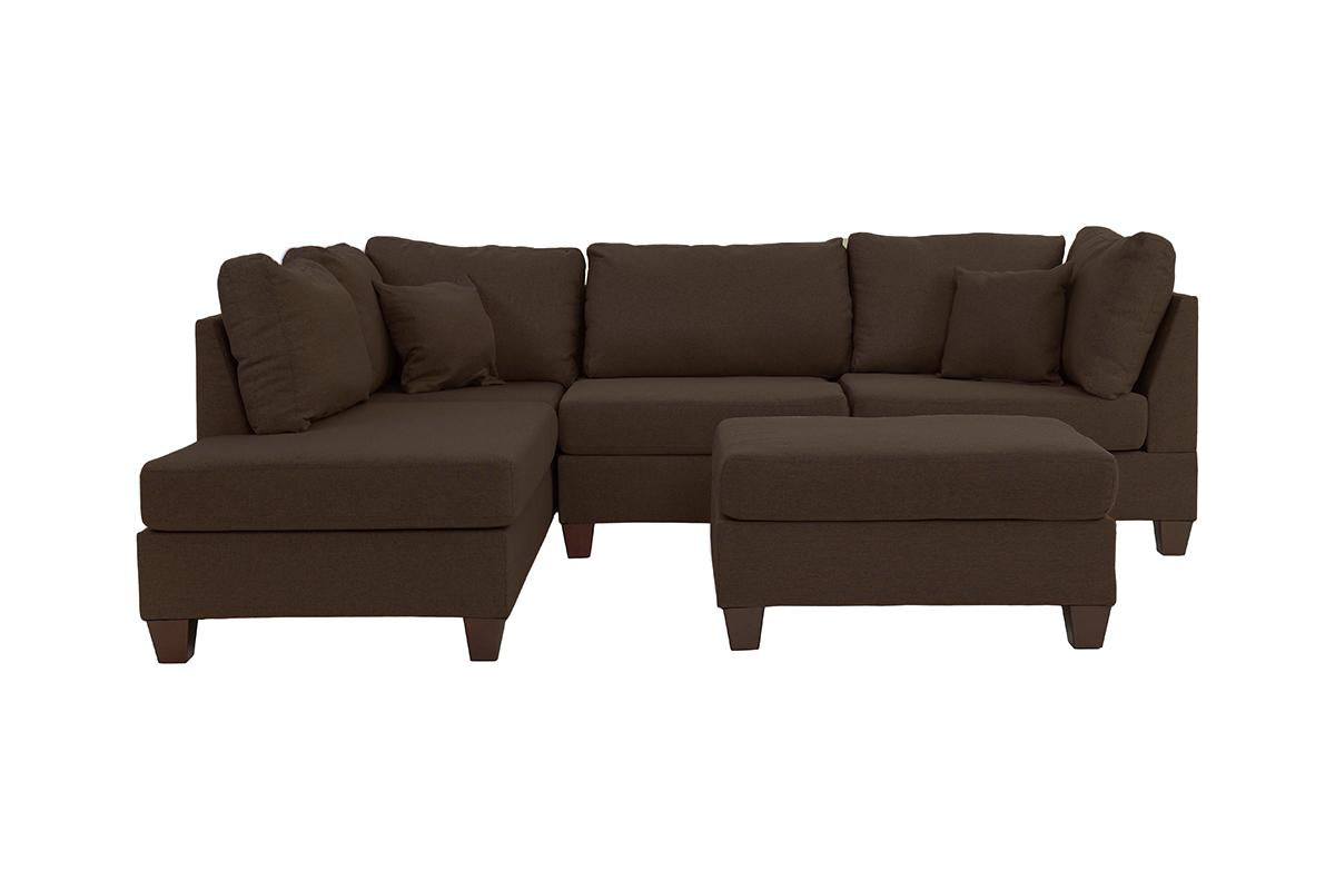 F7608 3-PC Sectional Set - Brown