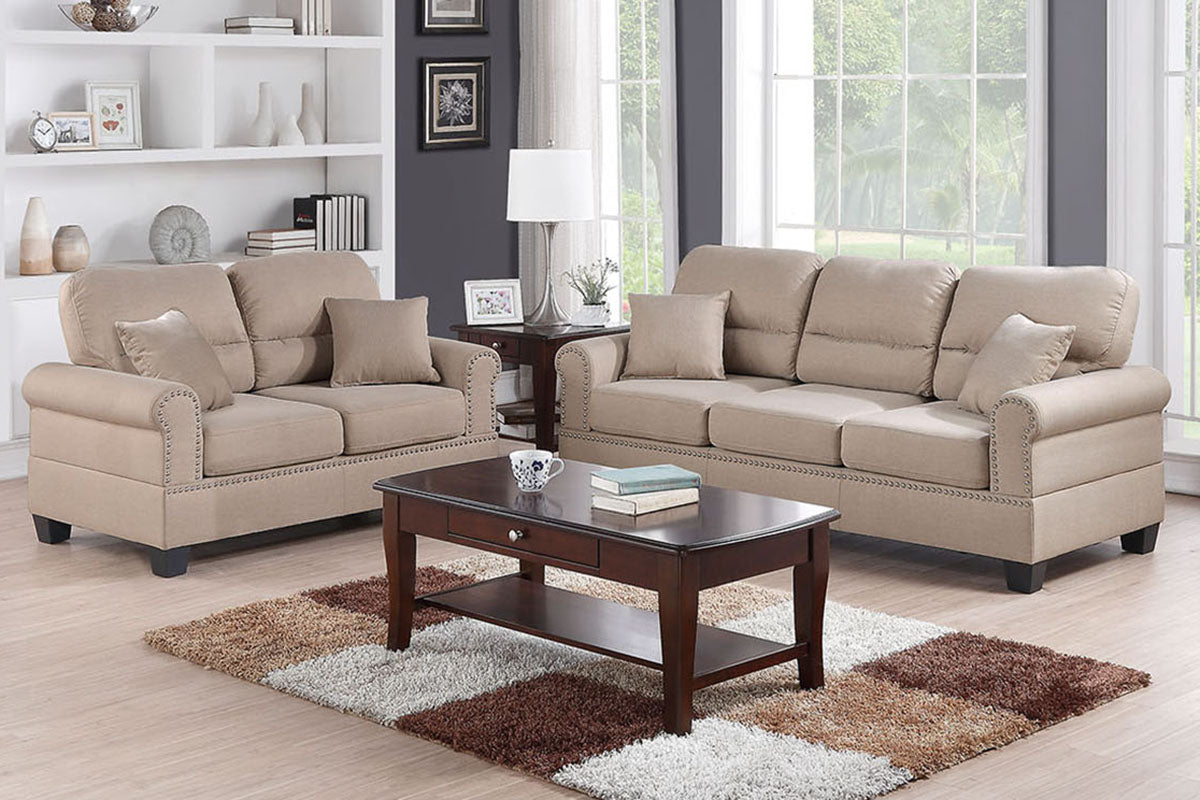 Reese 2-PC Sofa Set - Sand