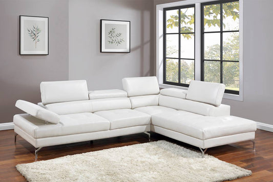 Rise Modern Sectional F8448 - White