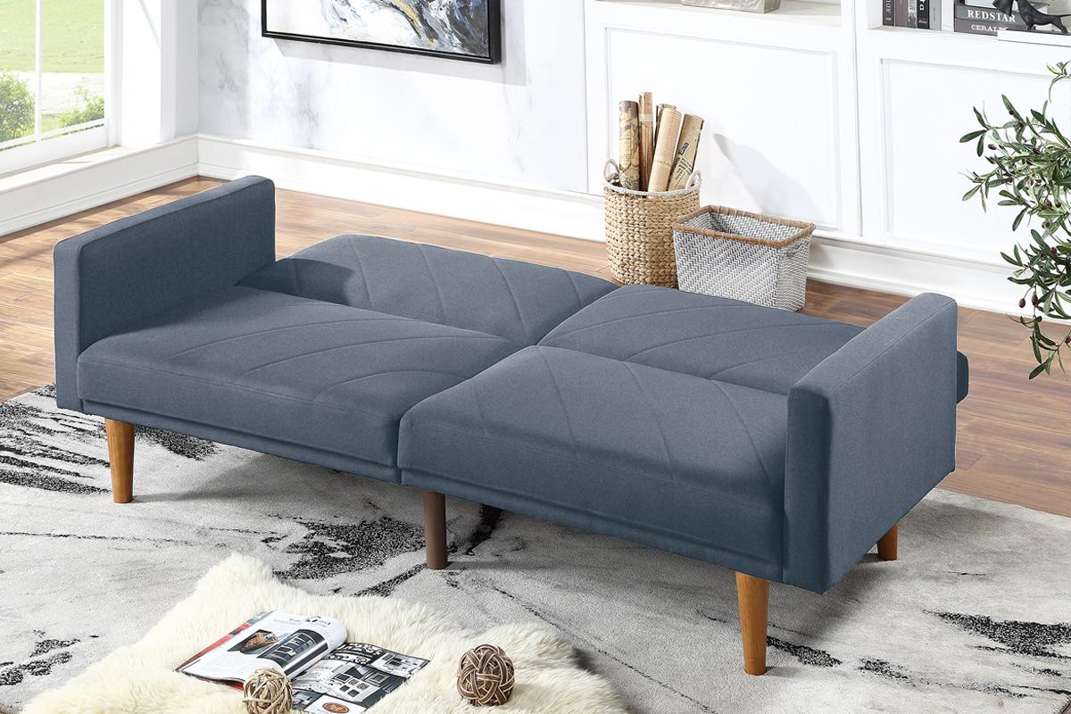 Hayden Adjustable Sleeper Sofa - Navy