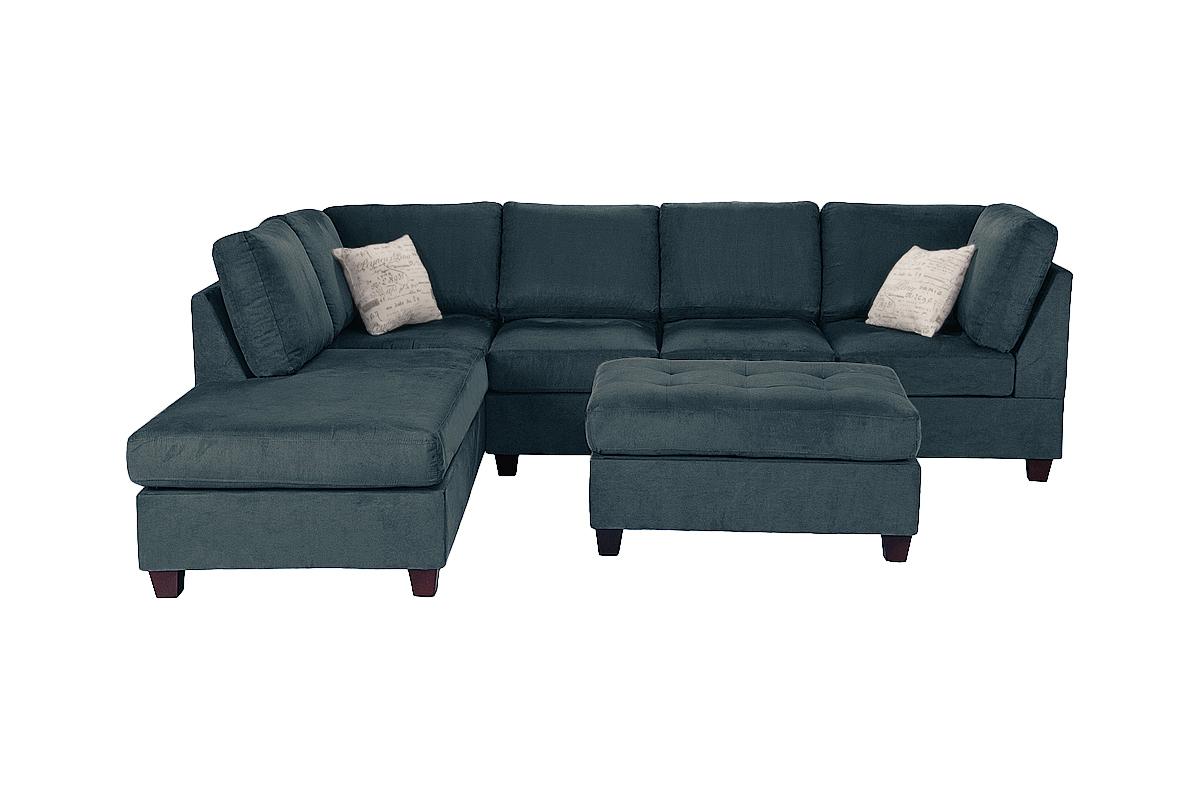 F8857 Huxeford 3-PC Sectional - Grey