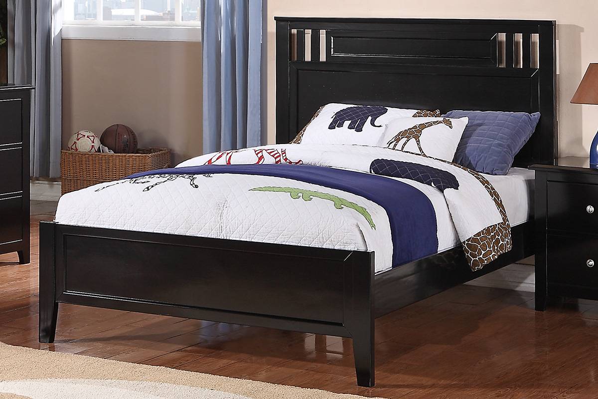 Alice Full Platform Bed - Black