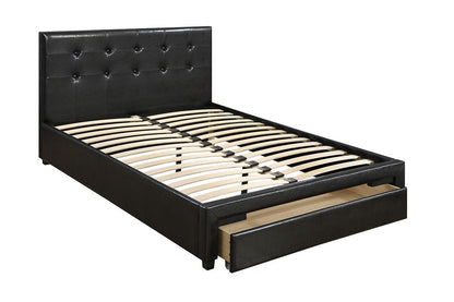 Beckett Upholstered Platform Storage Bed - Black