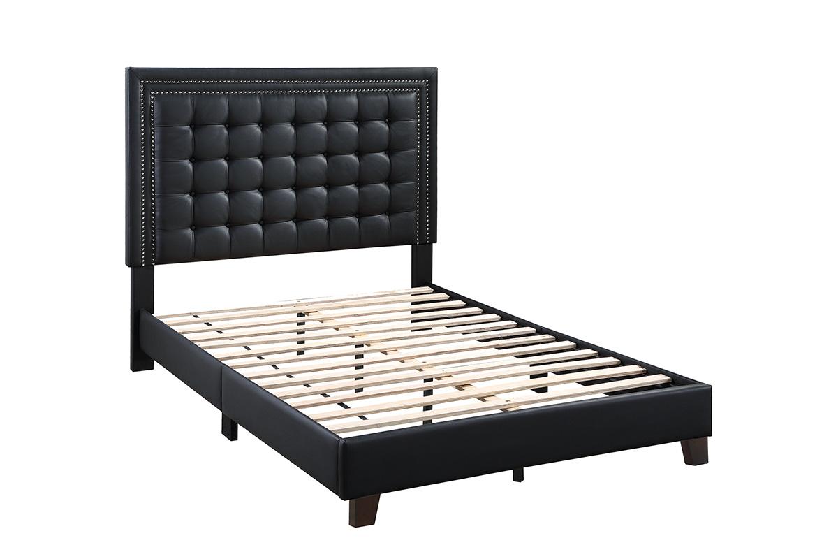 Murdoch Upholstered Platform Bed Frame - Black