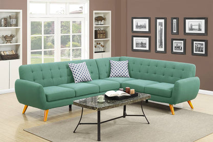 F6963  2-PC Sectional Sofa - Teal