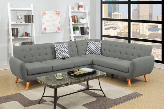 F6961 Janet 2-PC Sectional  - Grey