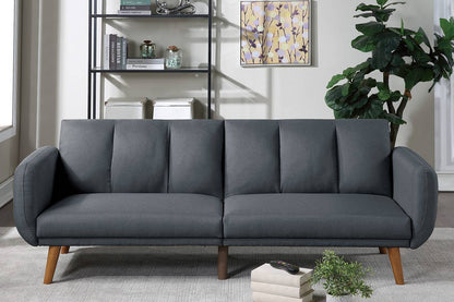 F8512 Archie Adjustable Sleeper Sofa - Blue Grey