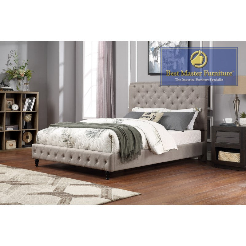 Vilamina Platform Bed - Grey