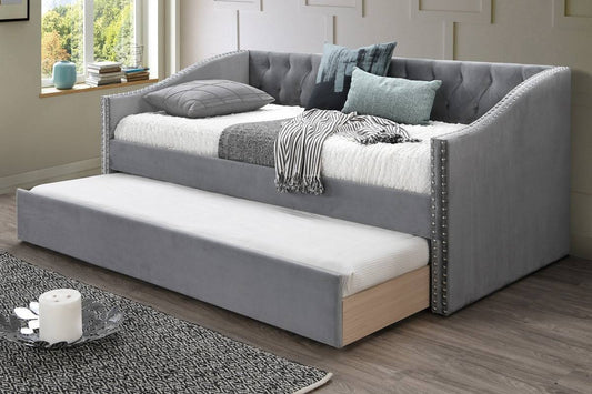 Corbin Daybed with Trundle - Grey